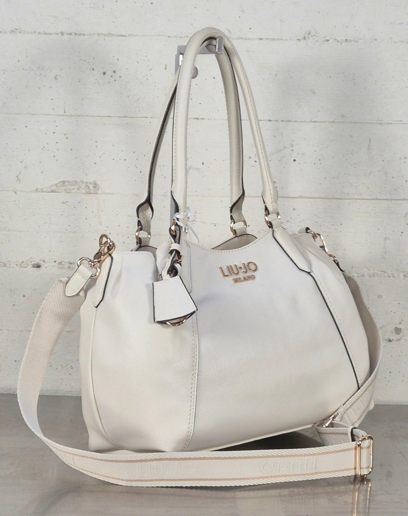 Liu Jo borsa tote trepida AA6165E1012X0459 CREMA