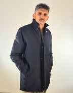 K-way giacca Benny warm ottoman colore blu K31355WK89