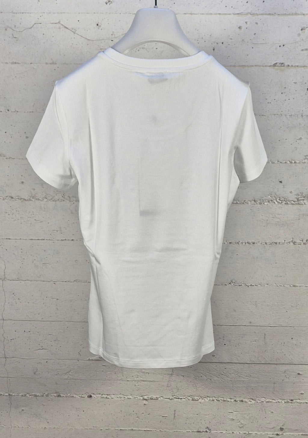 Fracomina t-shirt manica corta bianca ST3002J401N 278 con brillantini