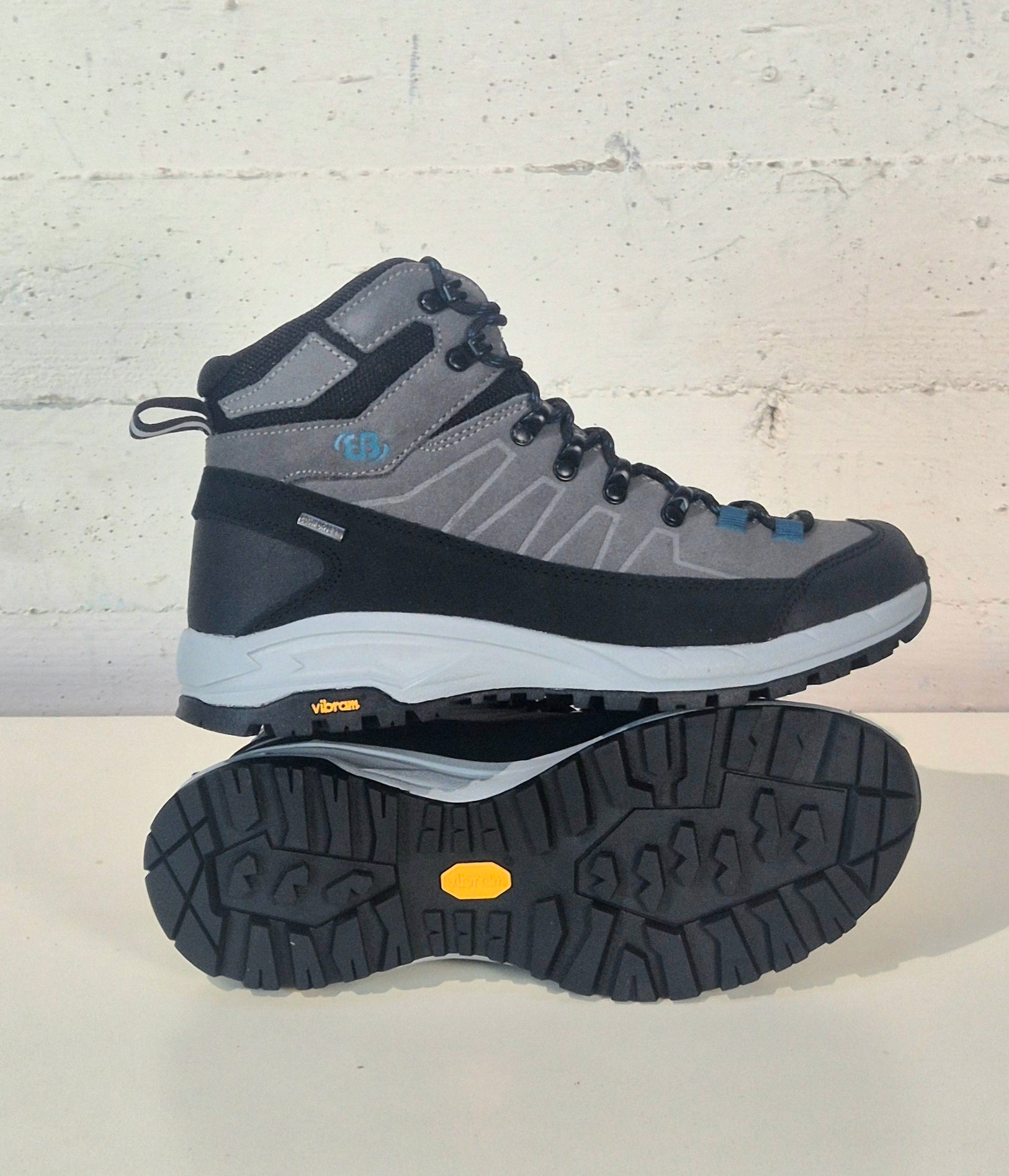 Brutting polacchino Mount Sellery grigio/celeste con comfortex e fondo vibram 221345