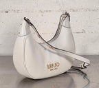 Liu Jo borsa Hobo a mezzaluna piccola crema AA6072E1012X0459
