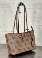 Guess borsa  toite con manici HWS0S9924230 LTL beige logato