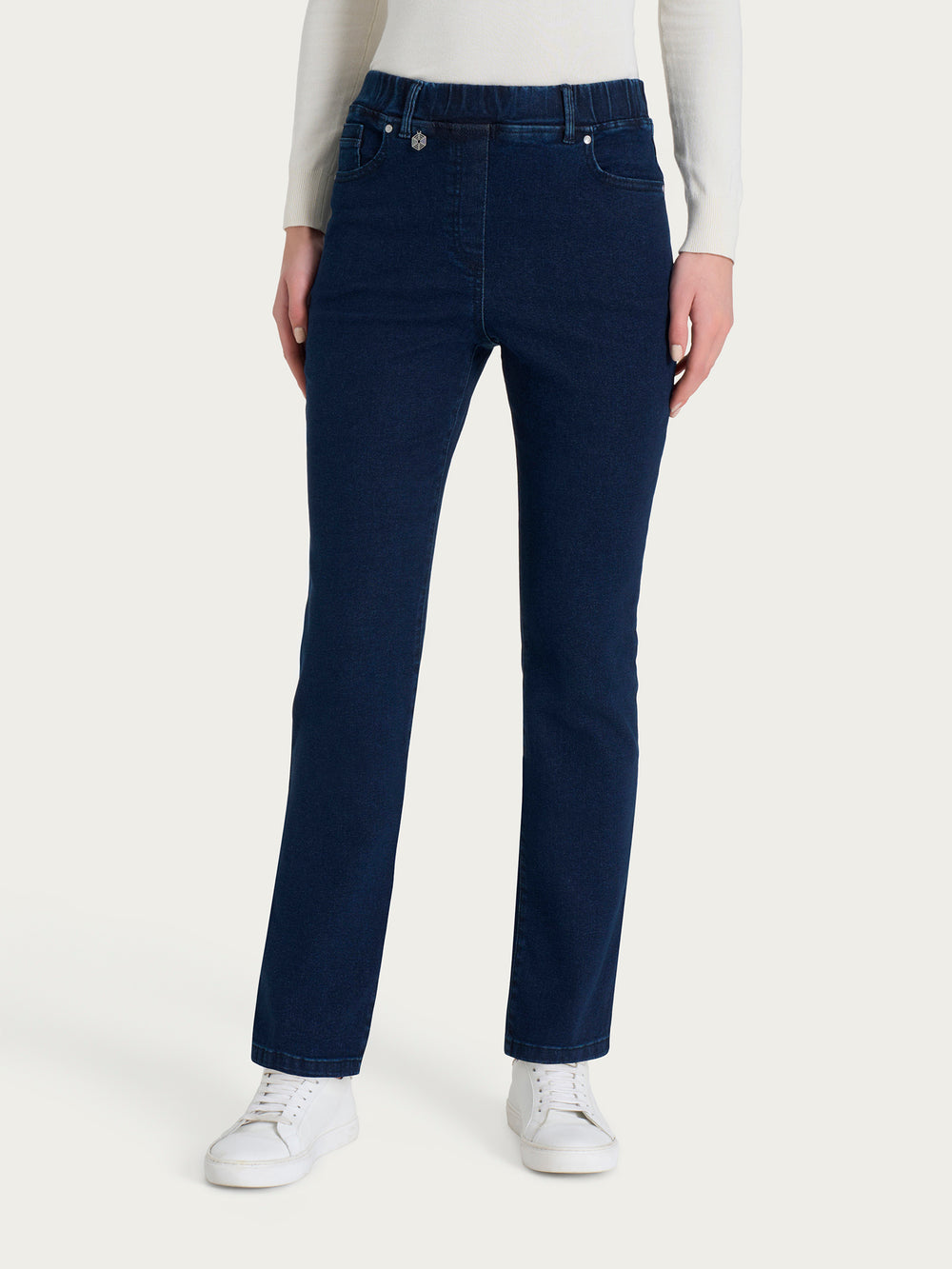 Ragno jeans dritto con elastico DO79PP057 denim blue stretch