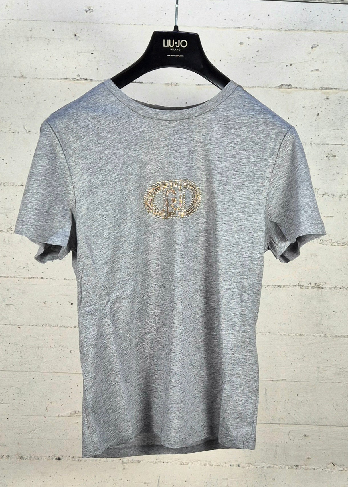 Liu Jo t-shirt manica corta WA6491JS923 P9526 grigio