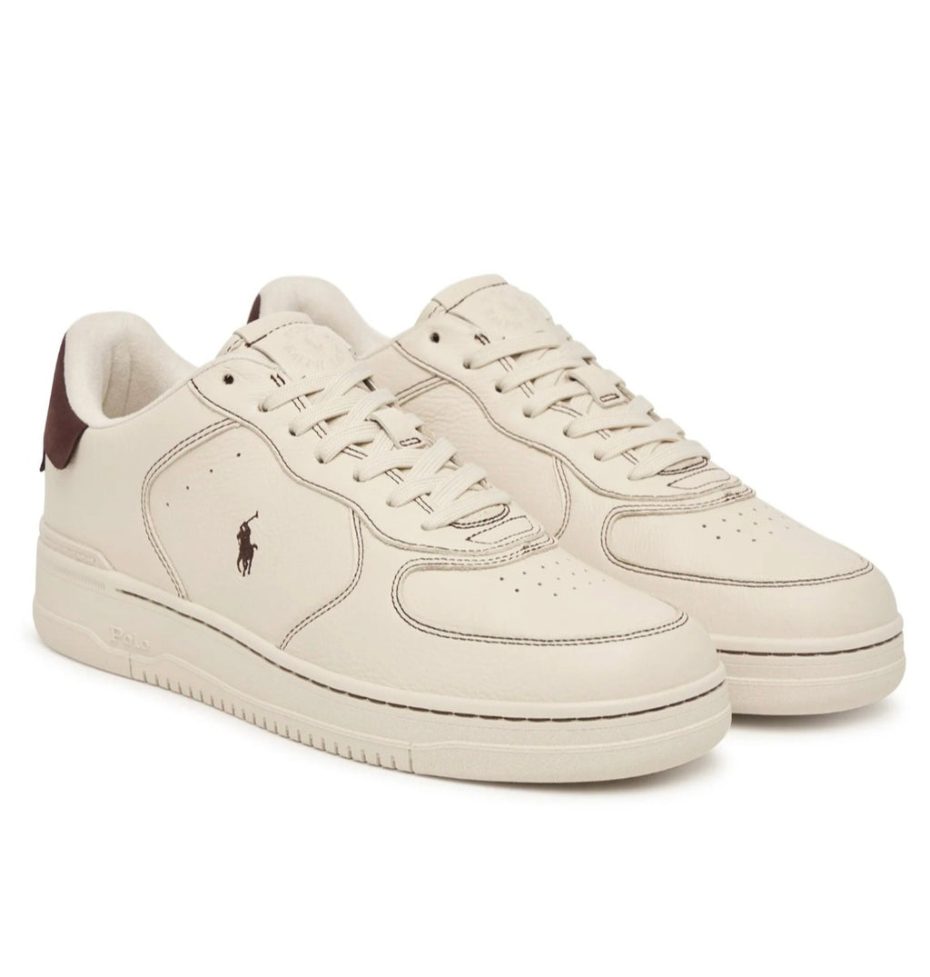 Polo Ralph Lauren sneaker pelle sabbia 809P15490002