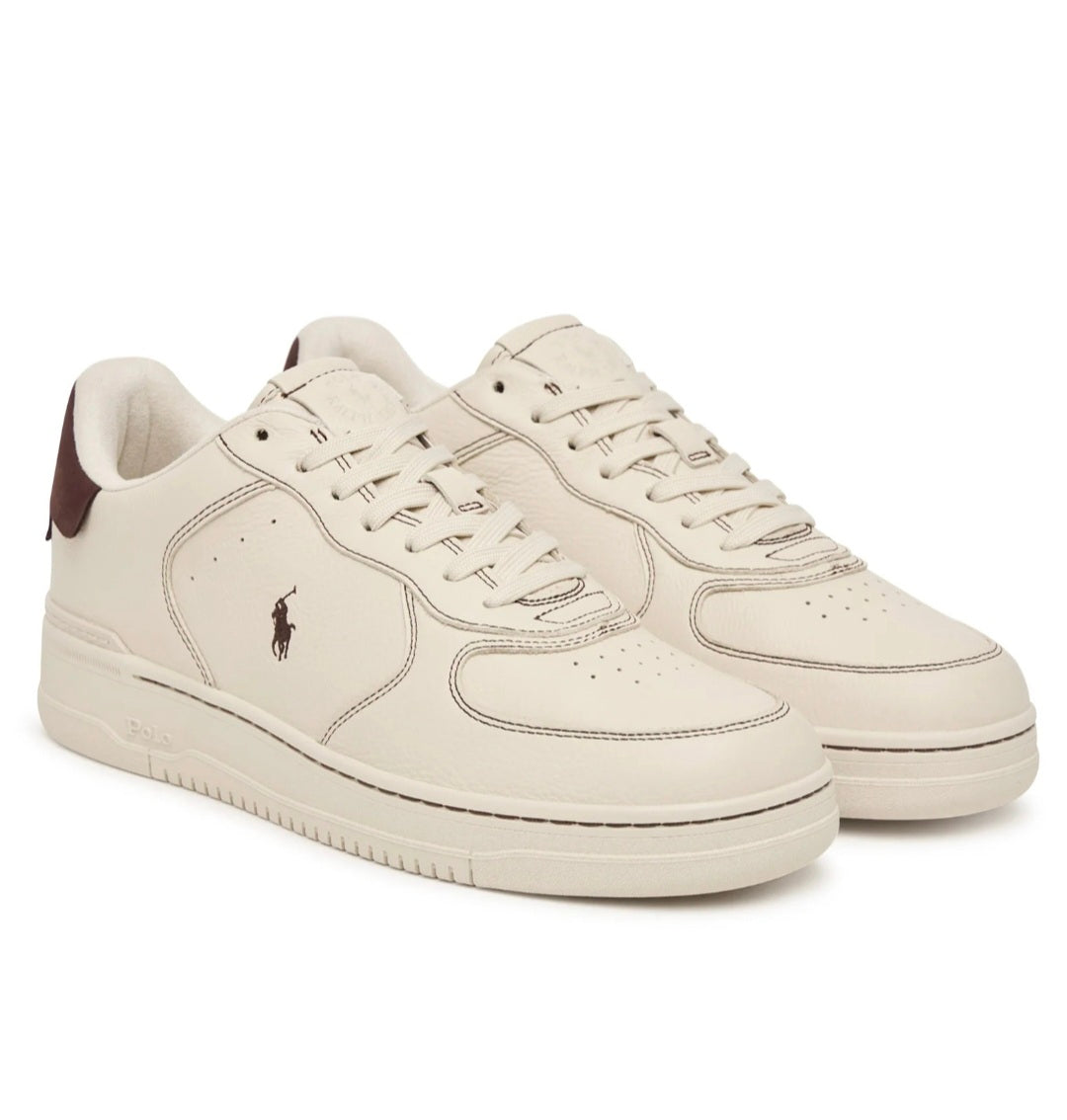 Polo Ralph Lauren sneaker pelle sabbia 809P15490002