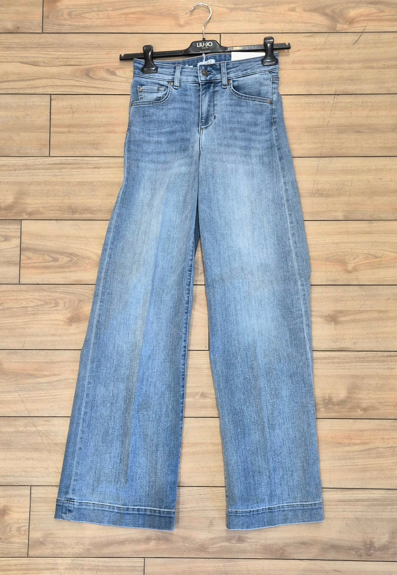 Liu Jo jeans gamba largaUA6068DS08179029 authentic flare denim bleached