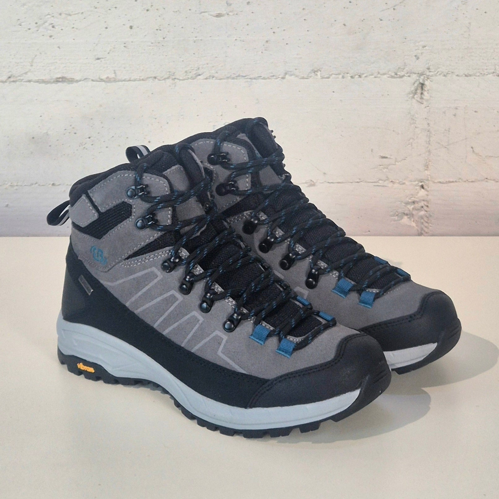 Brutting polacchino Mount Sellery grigio/celeste con comfortex e fondo vibram 221345