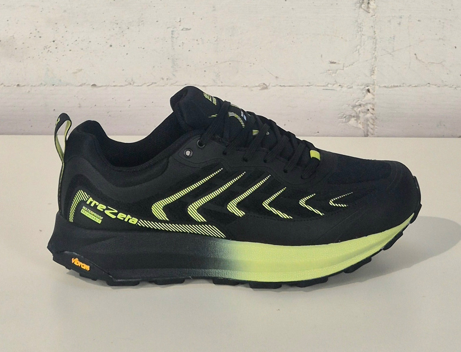 Trrezeta scarpa Sekai wp black lime fondo vibram
