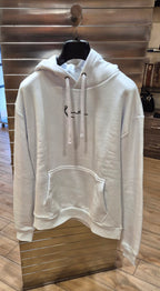 Kark Kani felpa hoodie cappuccio logo piccolo 6021239 bianco