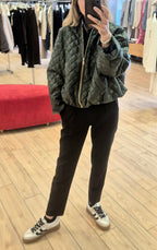 Susy Mix bomber trapuntato SMXGB0021UE0 verde