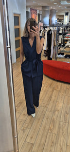 Susy mix completo gilet + pantalone 30401U16 blu