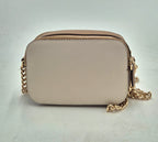 Guess borsa tracolla camera case con catena HWZG9672140TNM beige/nero/panna
