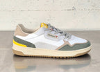 Victoria scarpa uomo 8800124 in pelle e tela bianco/verde/giallo kaki