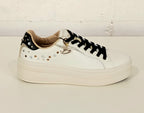 Guardiani sneaker bianca con brillantini GL62535QBIANCO