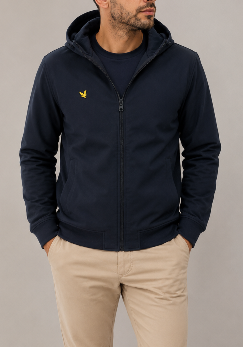 Lyle & Scott giubbino soft shell JK2110V Z271 blu navy
