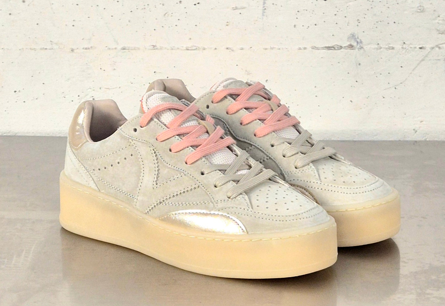 Victoria scarpa donna 1265100 beige pelle nabuk