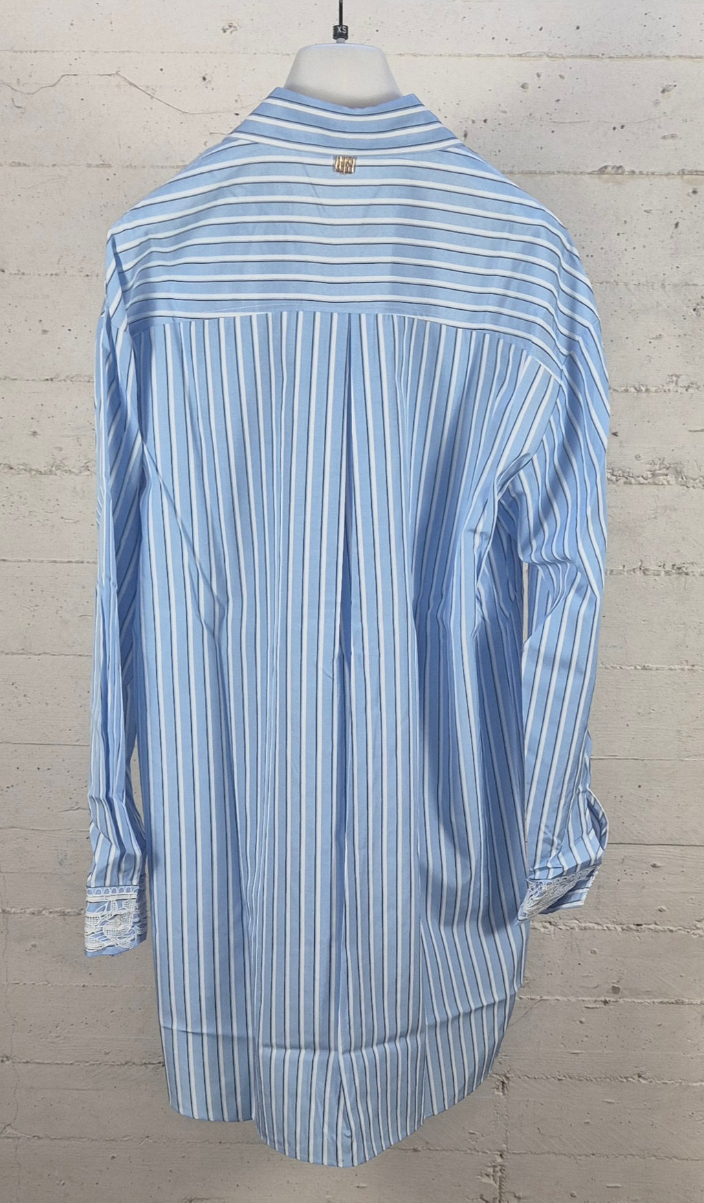 Fracomina camicia rigata lunga ST60200W827N8 I24