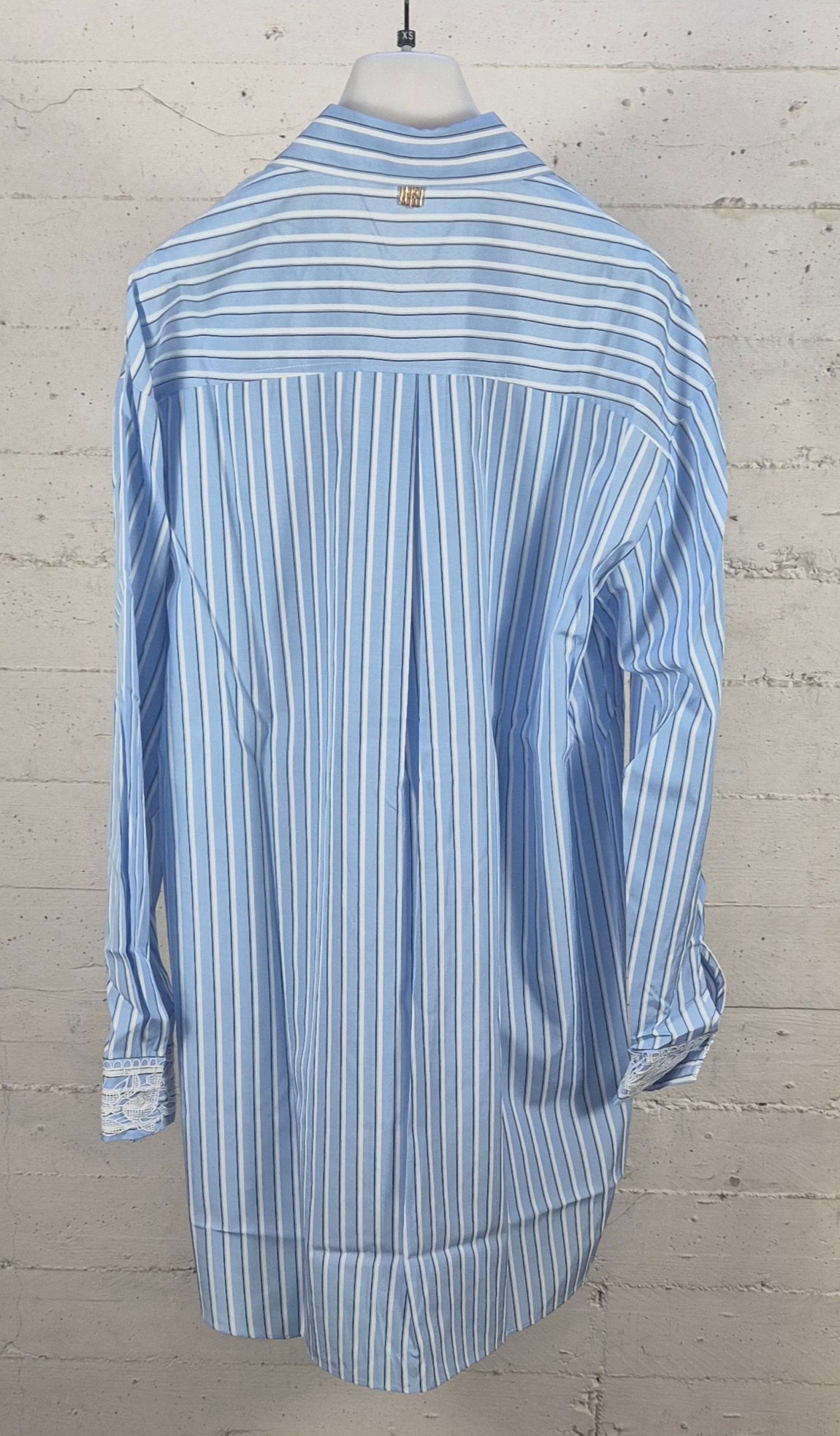 Fracomina camicia rigata lunga ST60200W827N8 I24