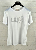 Liu Jo t-shirt manica corta WA6491JS923 P9353 bianco