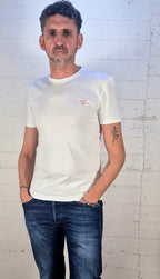 Guess t-shirt logo piccolo M2YI24J1314 G02 BIANCO