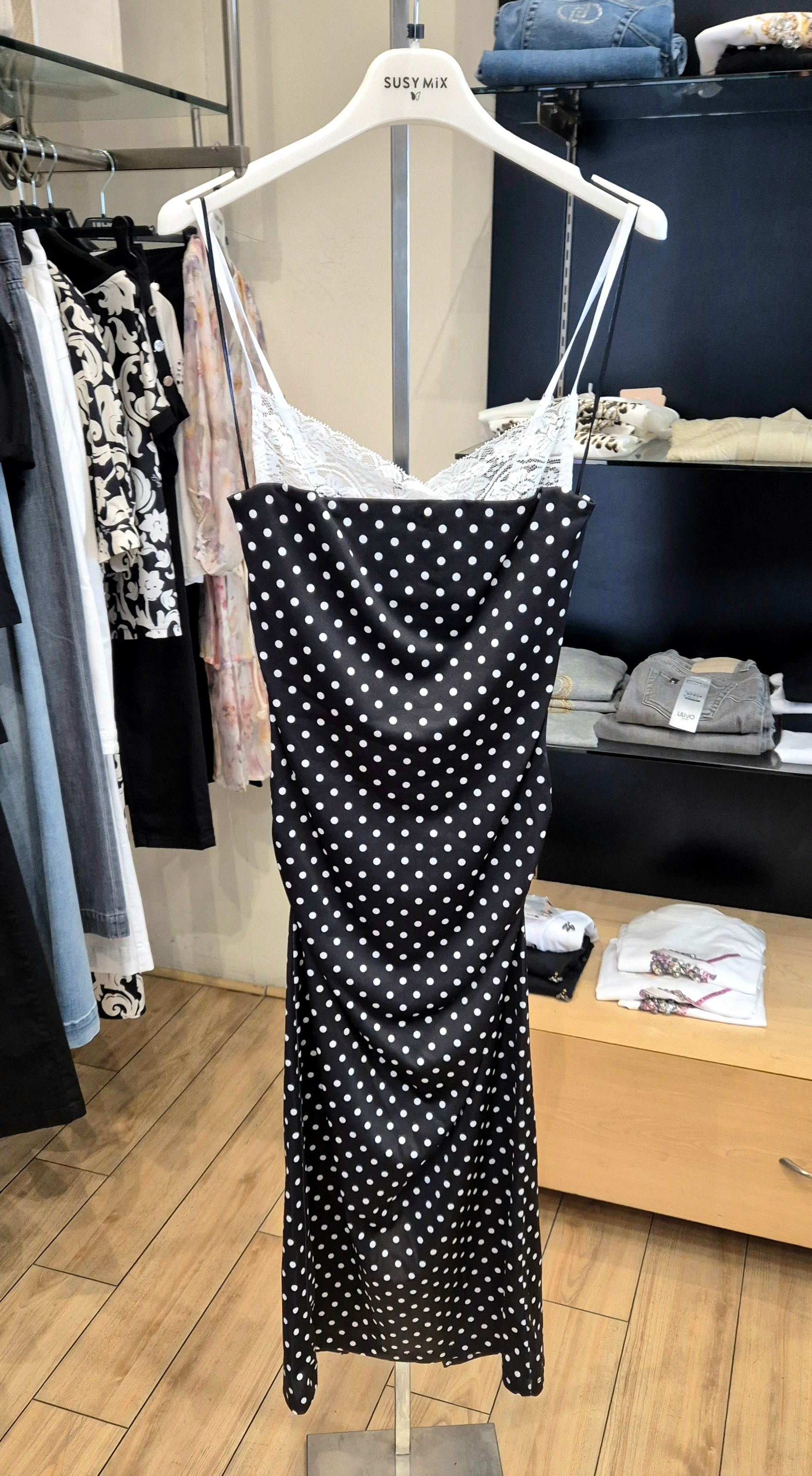 Susy Mix abito a pois SH003956U75