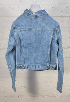 Fracomina giubbino jeans basic SJ4001D45003 062 BLEACHED