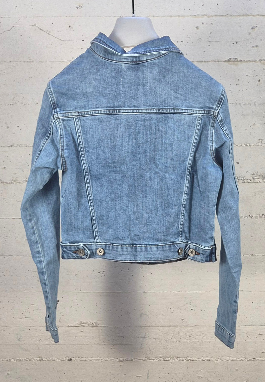 Fracomina giubbino jeans basic SJ4001D45003 062 BLEACHED