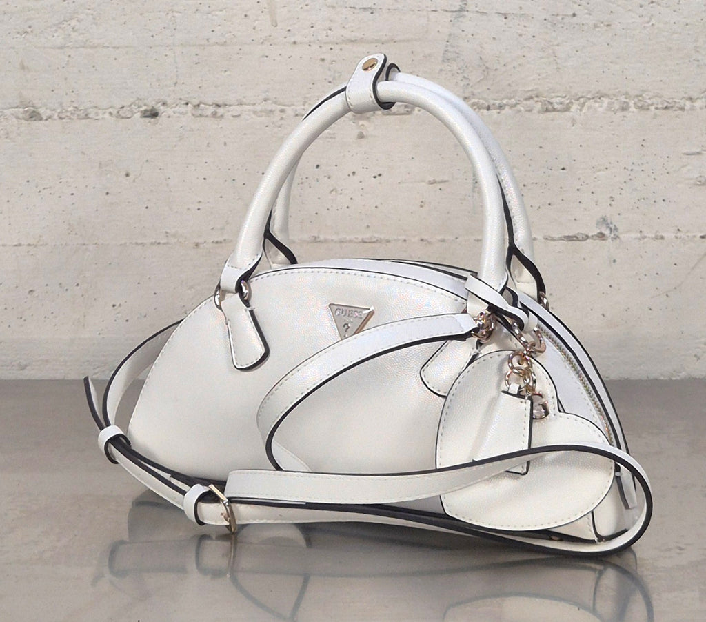 Guess borsa con manici HWBG9932050WHI bianco