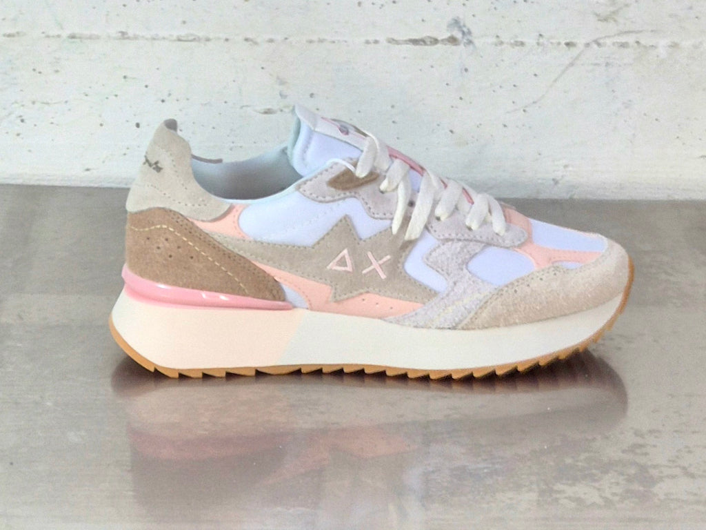 Sun 68 sneaker donna Z3621501 starlight multicolor option bianco
