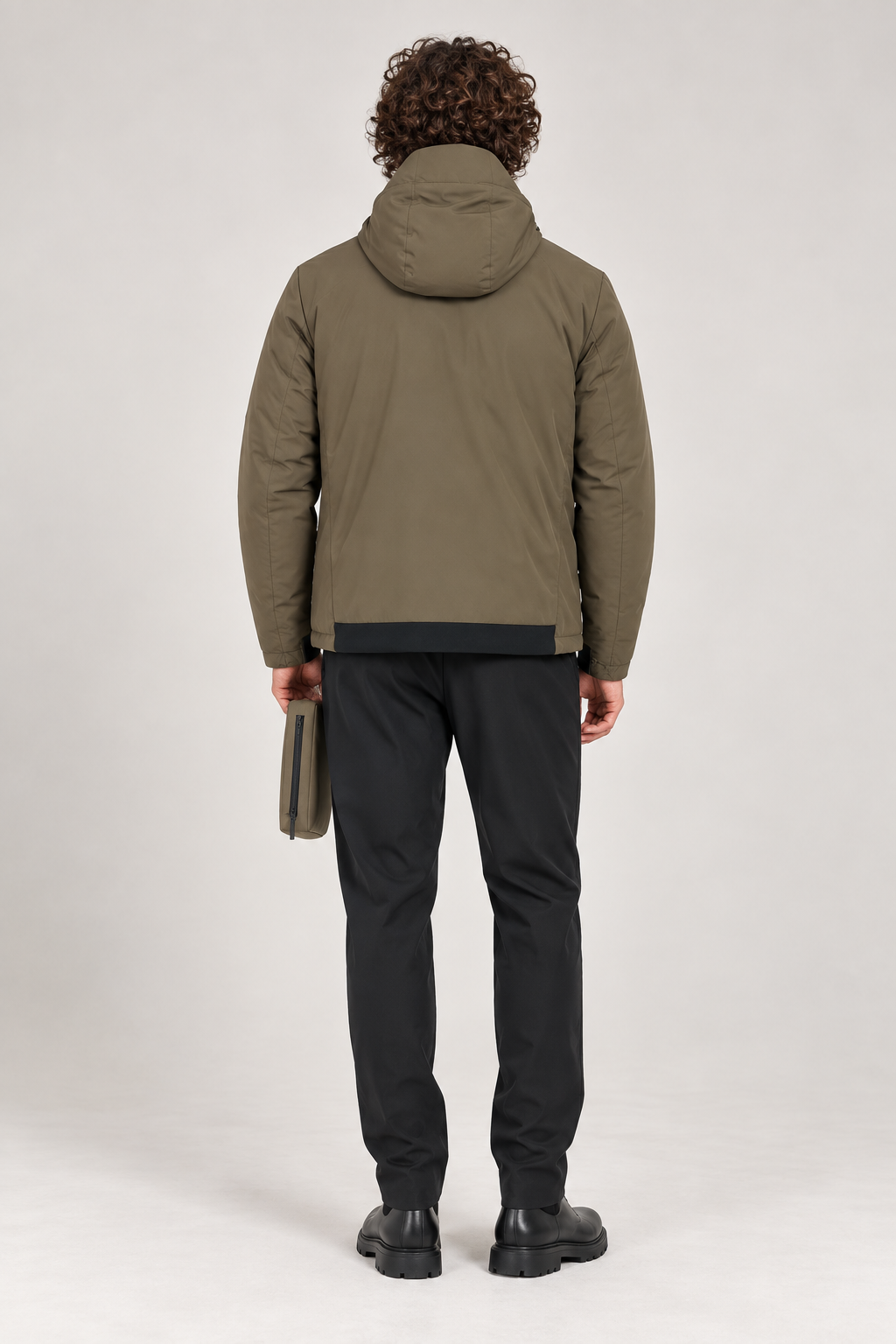Suns giubbotto uomo tessuto tecnico verde fango GBS73037MILITARY