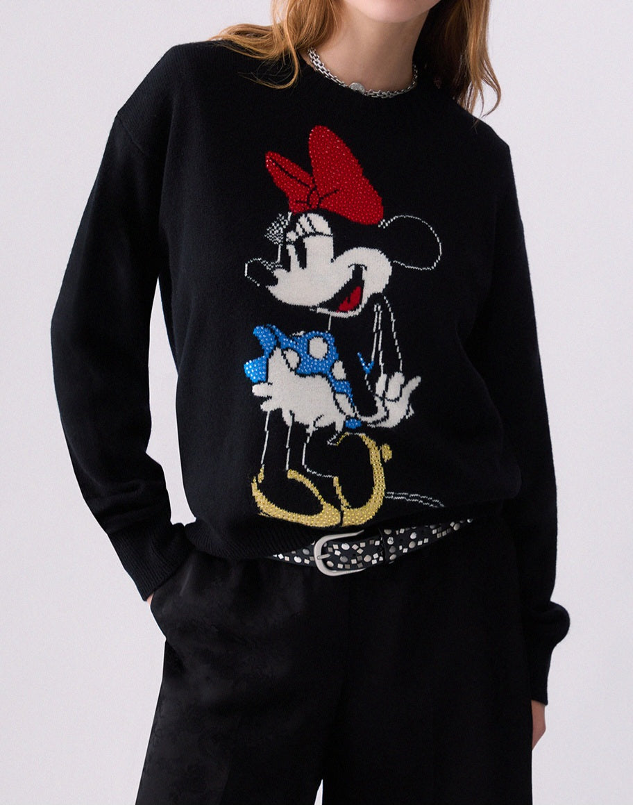 Liu jo maglia Disney pura lana WF6455MS009 nero