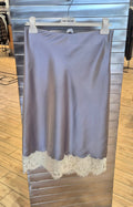 You Decide gonna raso poly con pizzo G10653072 grigio