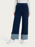 Ragno jeans palazzo con elastico DO79PA057 denim blue stretch