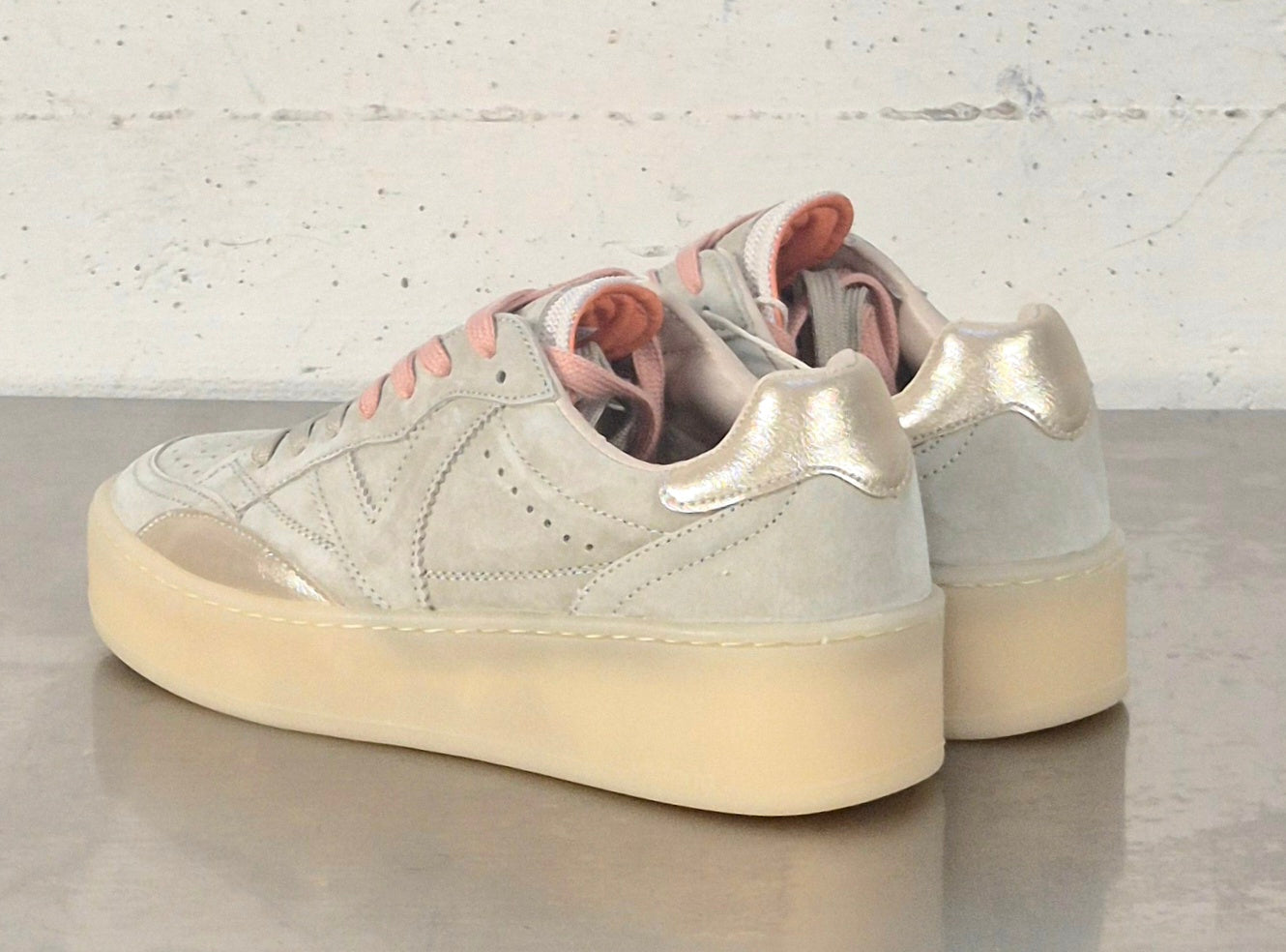 Victoria scarpa donna 1265100 beige pelle nabuk