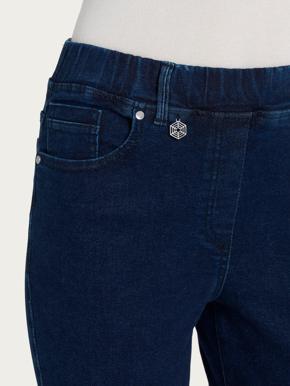Ragno jeans dritto con elastico DO79PP057 denim blue stretch