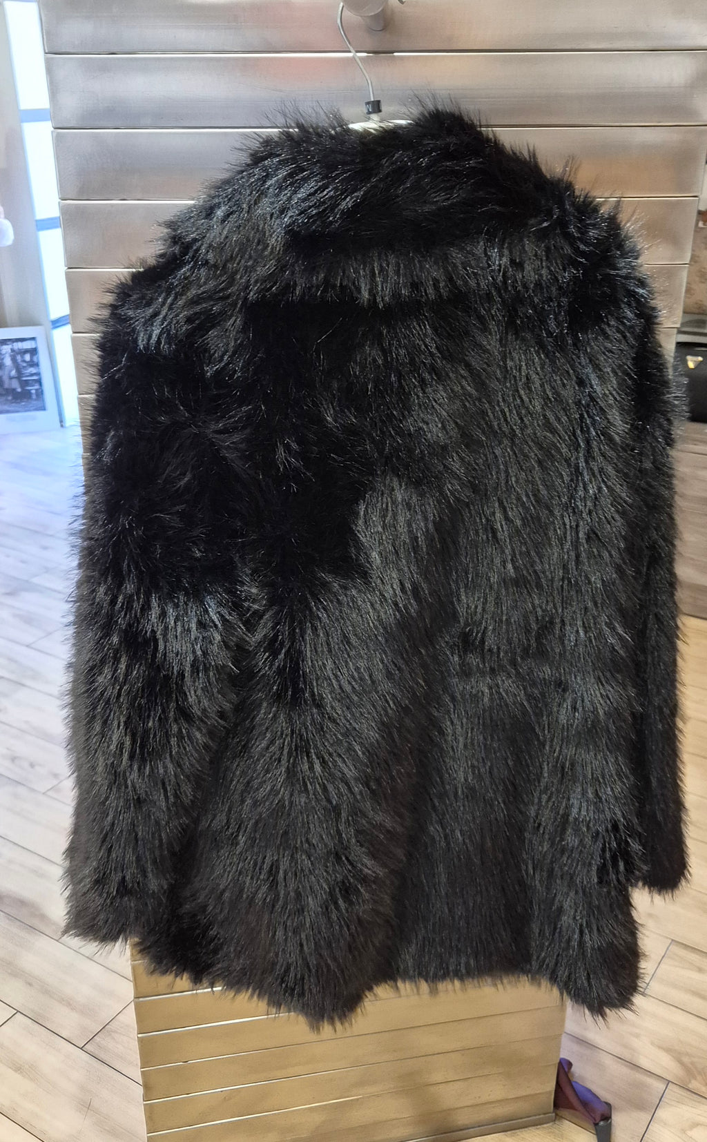 Susy mix ecopelliccia midi nero 2486125U75