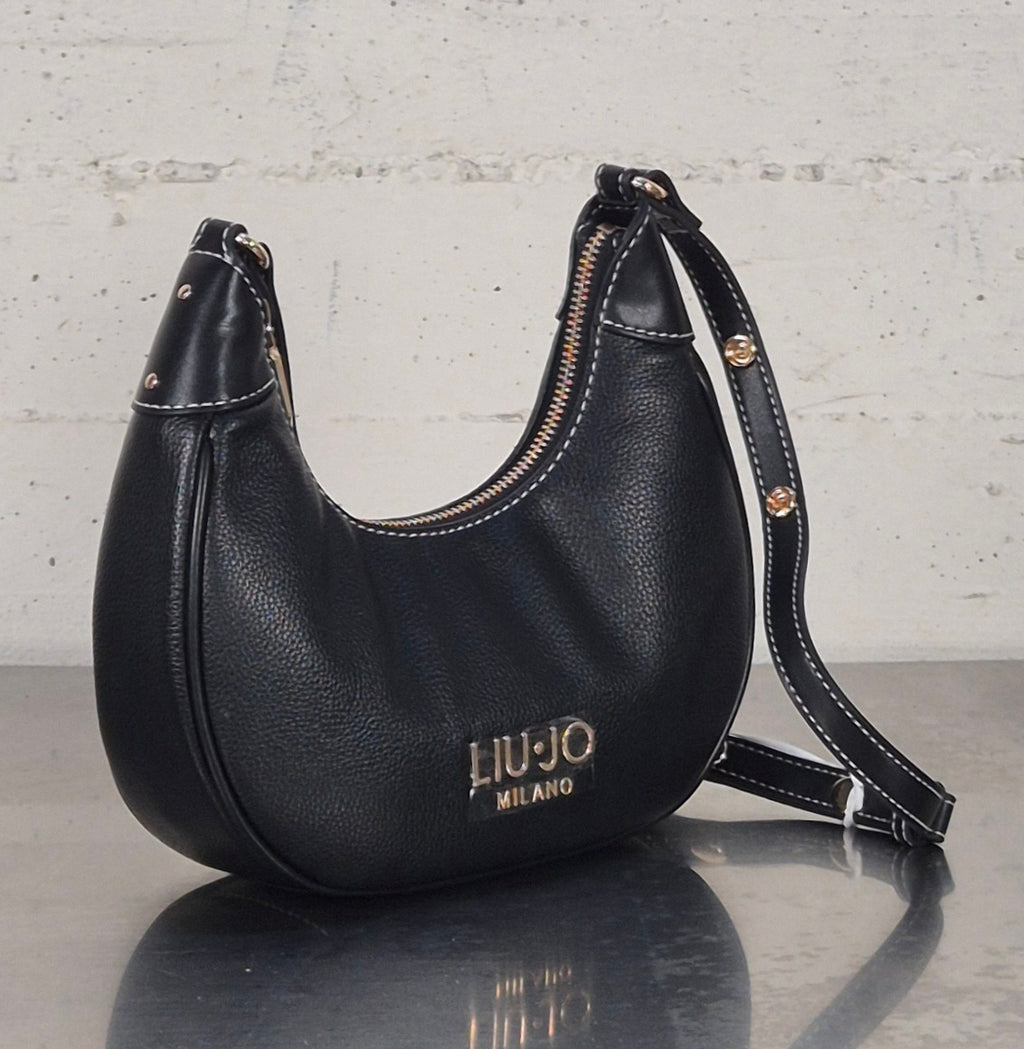 Liu Jo borsa Hobo a mezzaluna piccola nero AA6072E101222222