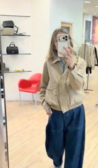 Susy Mix bomber trench policotone T830 sabbia