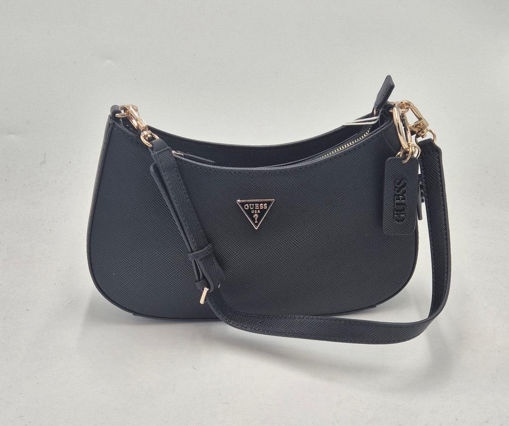 Guess borsa baguette a spalla HWZG9672180 black nero