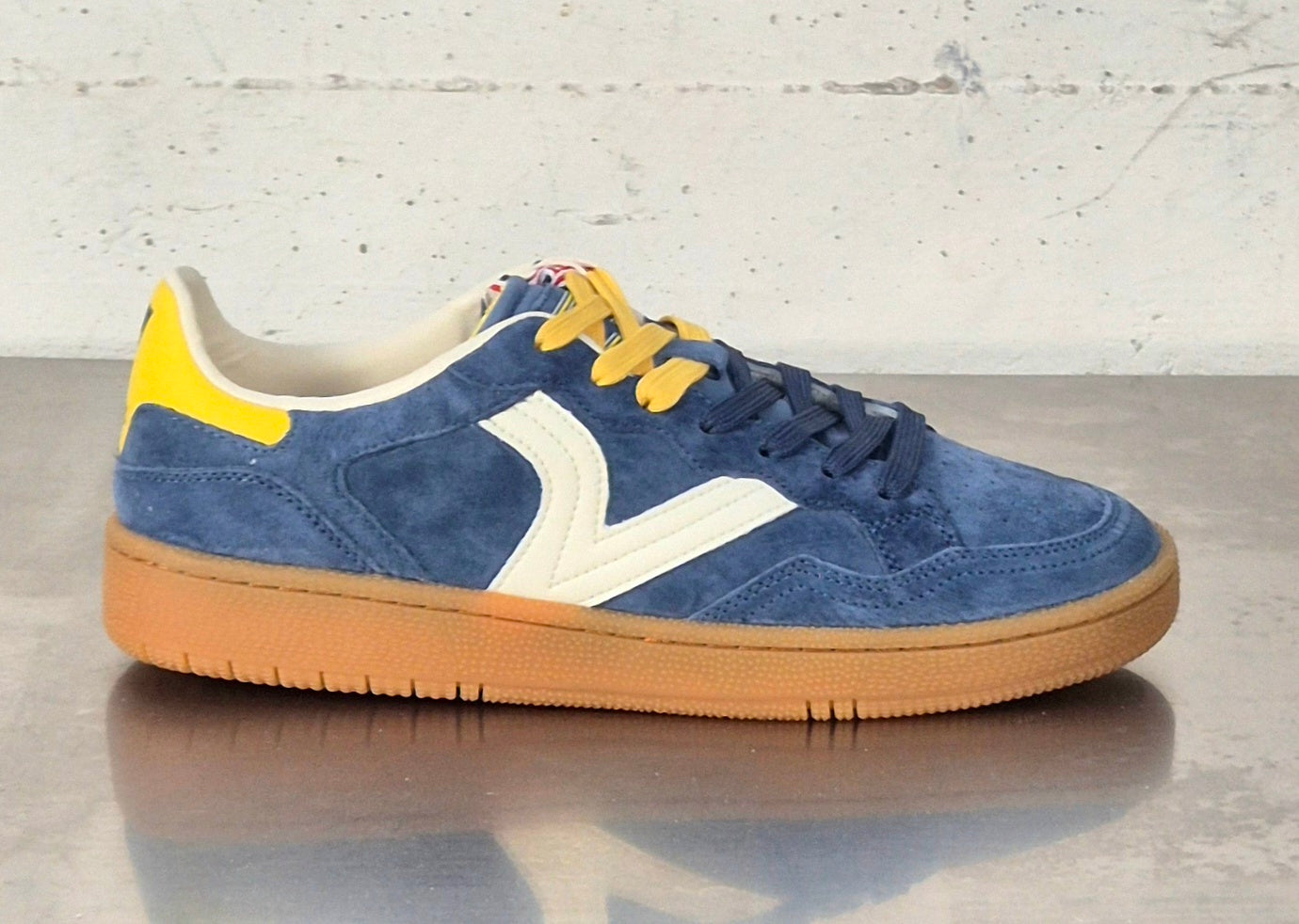 Victoria scarpa uomo 8806116 in pelle suede marino blu jeans