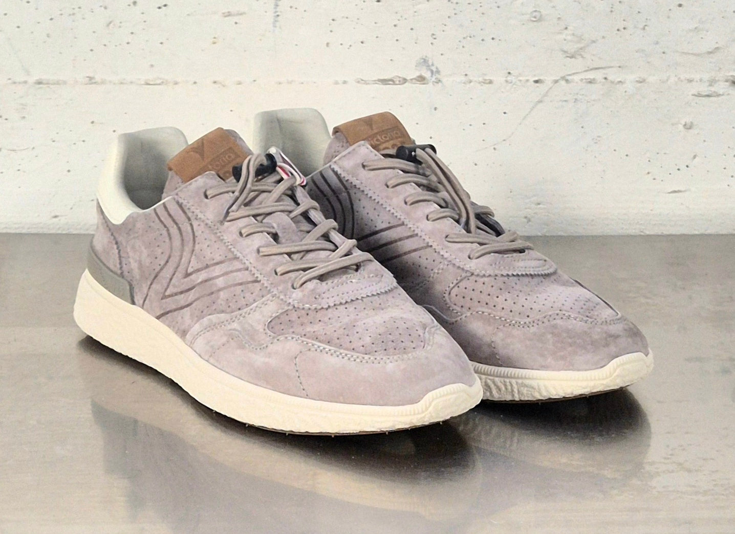 Victoria scarpa uomo 8805104 in pelle suede taupe grigio