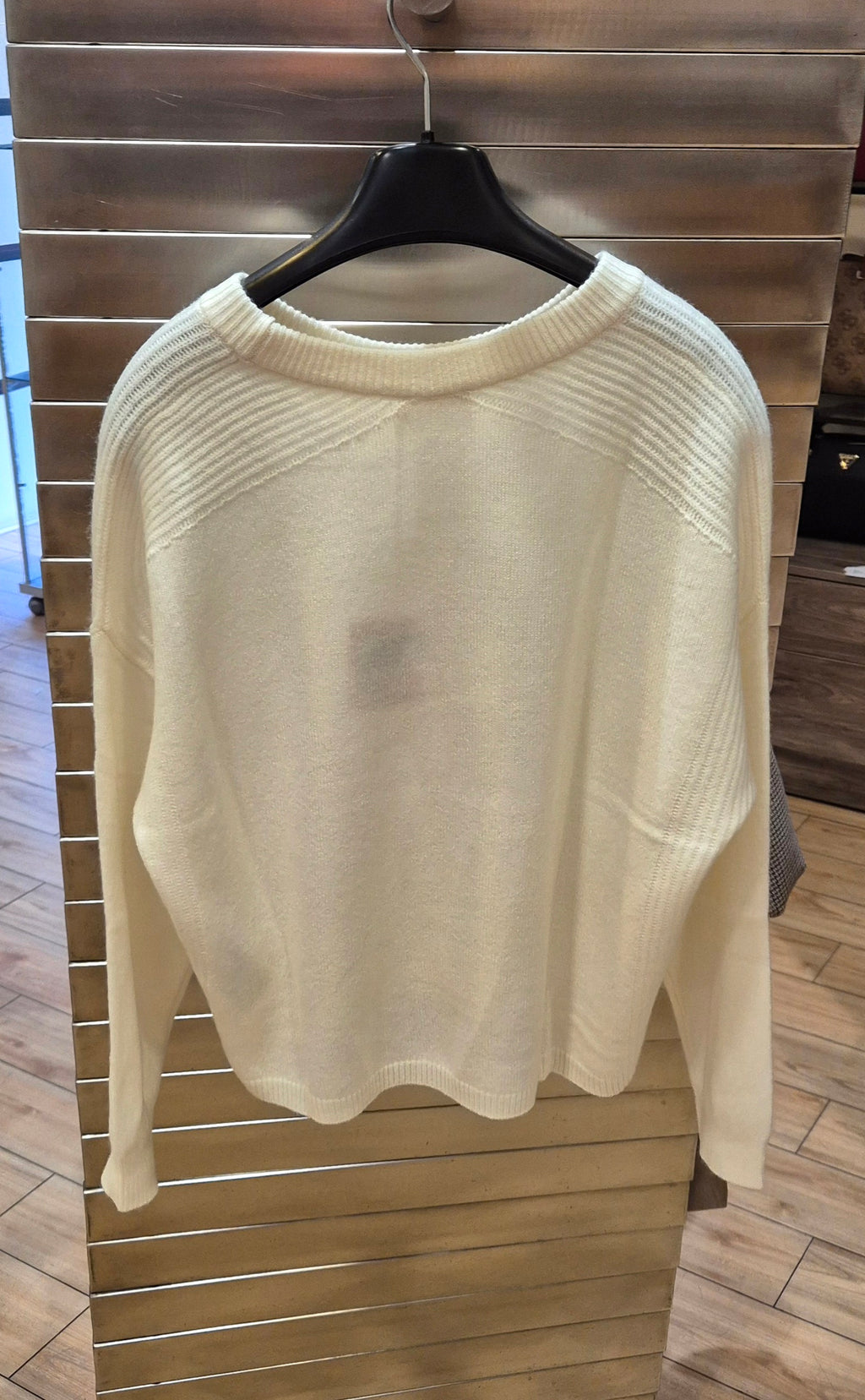 Liu Jo maglia girocollo 100% lana MF5487MS00910701 panna