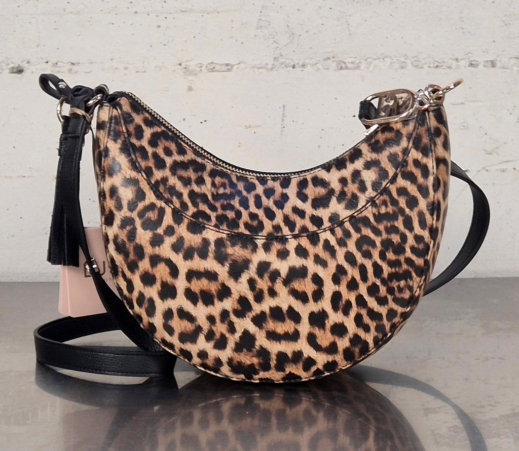 Liu Jo borsa Hobo a mezzaluna piccola maculata AA6186E111900047
