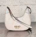 Liu Jo borsa Hobo a mezzaluna piccola crema AA6072E1012X0459