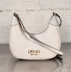 Liu Jo borsa Hobo a mezzaluna piccola crema AA6072E1012X0459