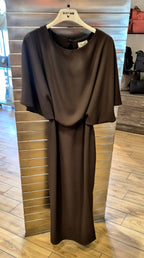 Susy Mix abito fluido 3/4 4498\U70 marrone moro