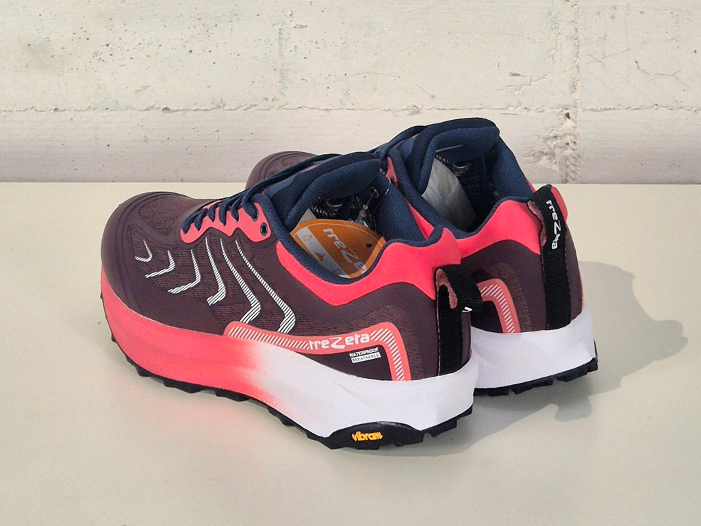 Trrezeta scarpa donna Sekai wp bordeaux/coral fondo vibram
