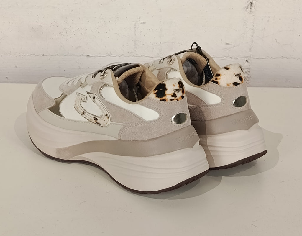 Guardiani sneaker astra safari bianca GL62540ABIANCO