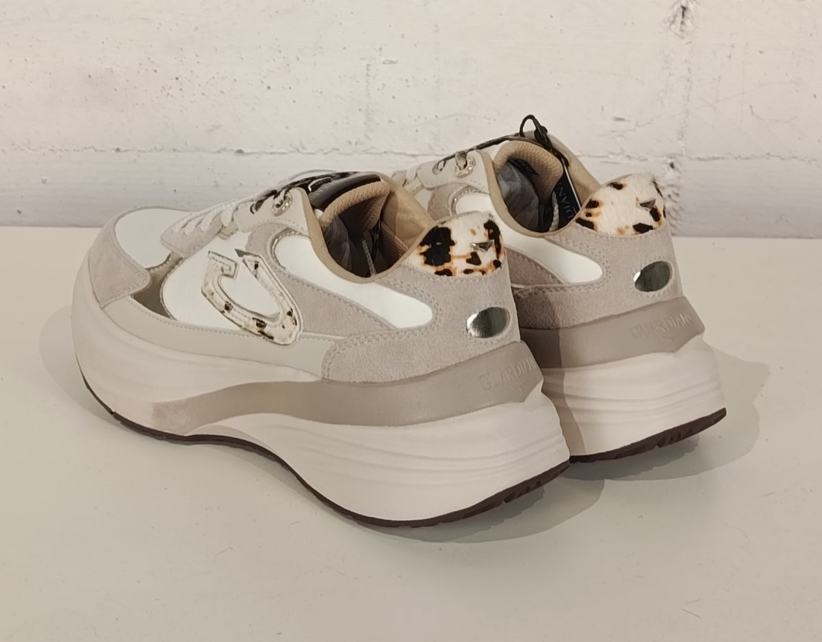 Guardiani sneaker astra safari bianca GL62540ABIANCO